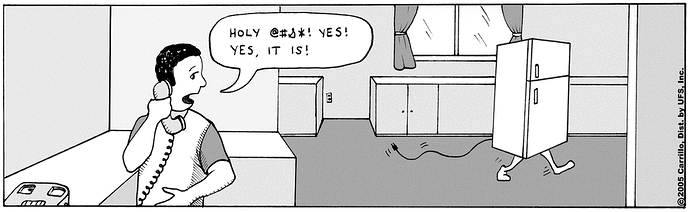 F Minus Comic Strip for July 01, 2005