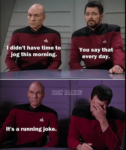 star trek running joke