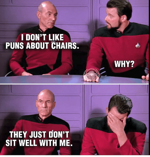 star trek chairs