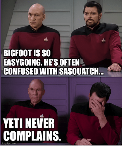 star trek bigfoot