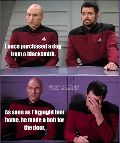 star trek blacksmith dog