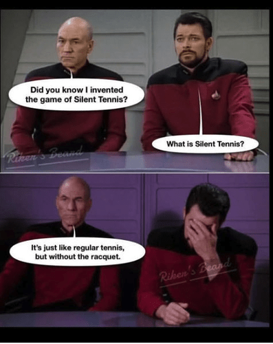 star trek silent tennis