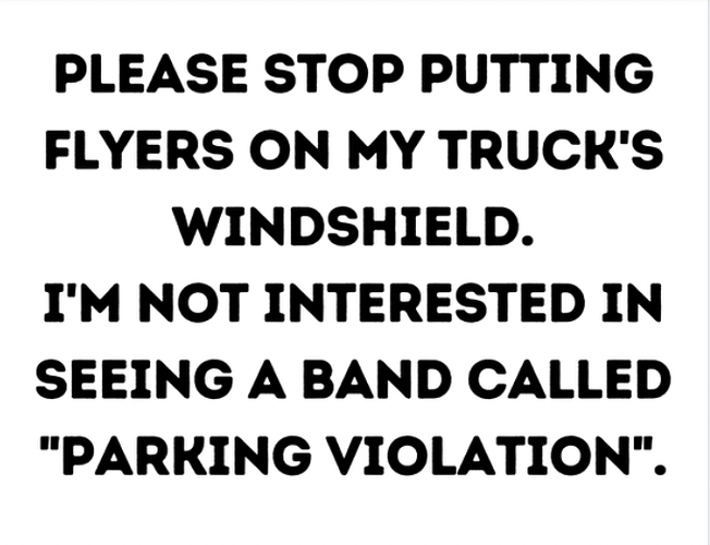 parking violation