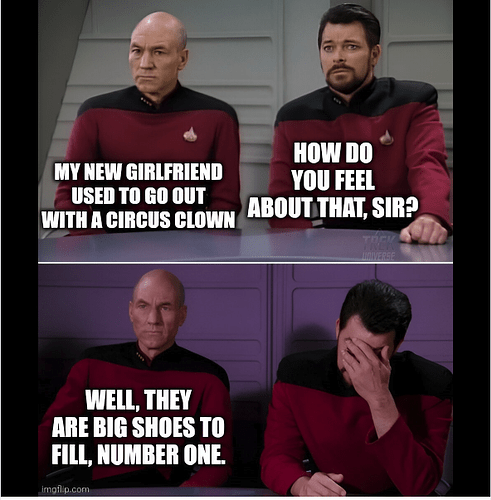 star trek circus clown