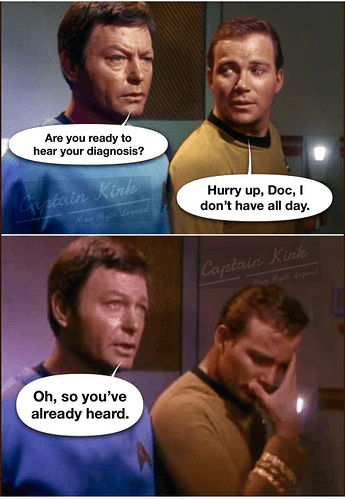 star trek diagnosis