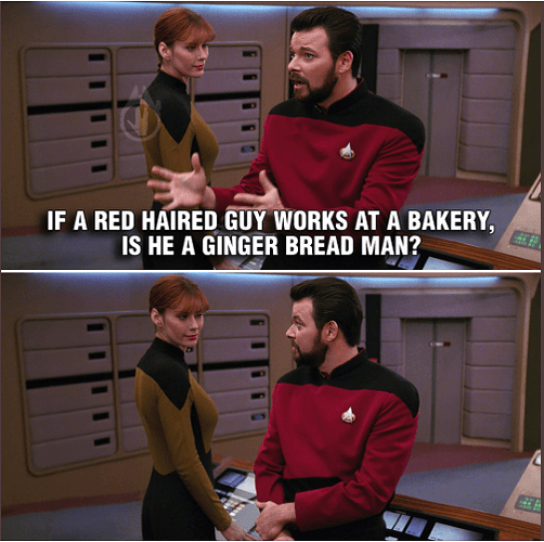 star trek gingerbread man