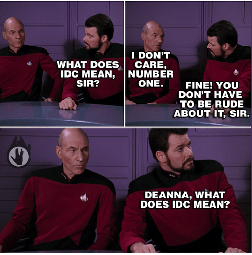 star trek IDC