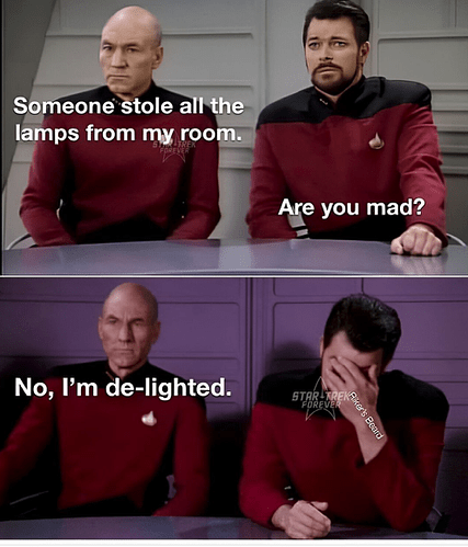 star trek de-lighted