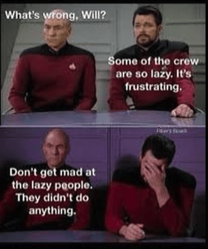 star trek lazy