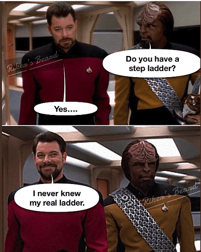 star trek step ladder
