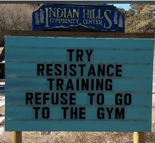 refulse to go to gym