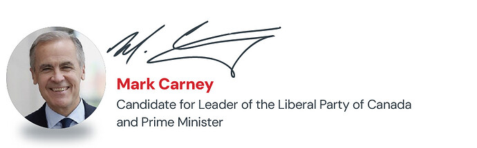 Mark Carney Candidate for Liberal Leader and Prime Minister375xauto