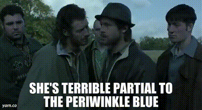YARN | She's terrible partial to the periwinkle blue | Snatch (2001) | Video gifs by quotes | 29fe51c2 | 紗