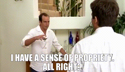 YARN | I have a sense of propriety. All right? | Arrested Development (2003) - S01E05 Charity Drive | Video gifs by quotes | 5c6b2018 | 紗